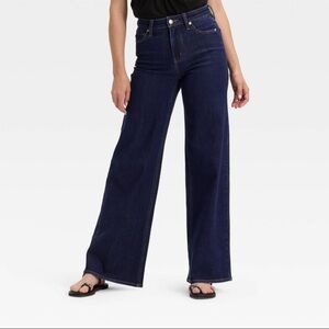 Universal Thread™ Women's High-Rise Wide Leg Jeans - Dark Wash Size 4